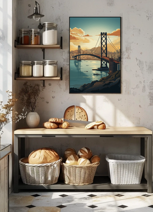 San Francisco Bay Bridge Poster
