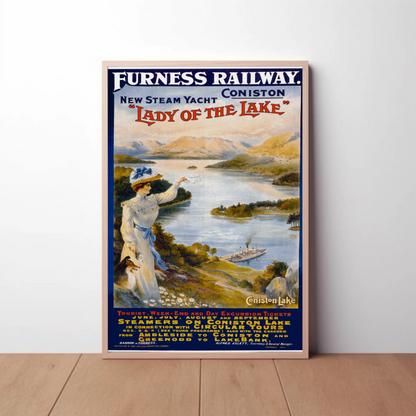 Lady of the Lake - Furness Railway Poster