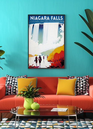 Niagara Falls State Park New York Vintage Poster