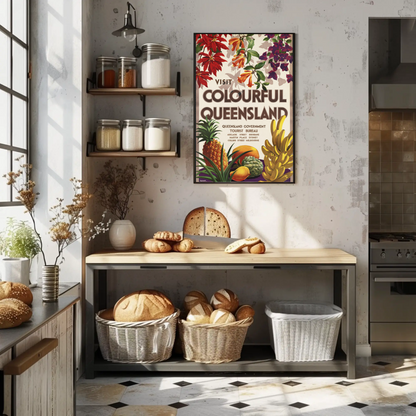 Visit Colourful Queensland Poster