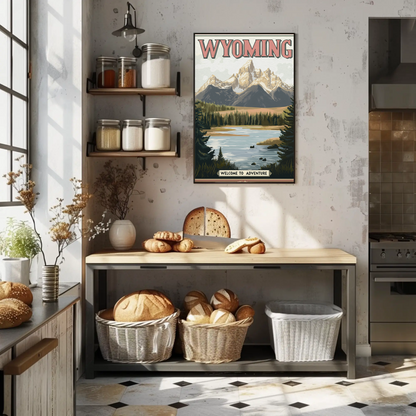 Wyoming Vintage Poster