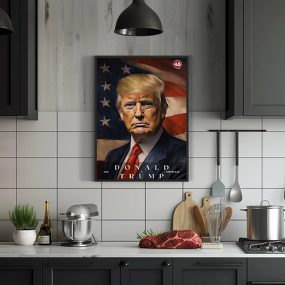 Donald Trump 45th President Of The United States Portrait