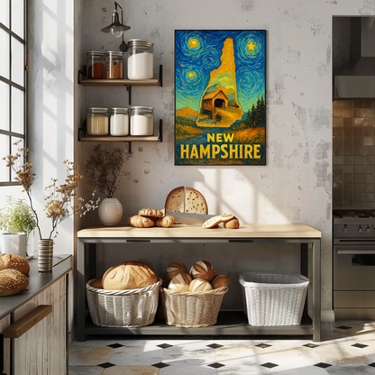 New Jersey Starry Night Poster