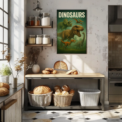 Dinosaurs Movie Poster 2 Vintage Poster