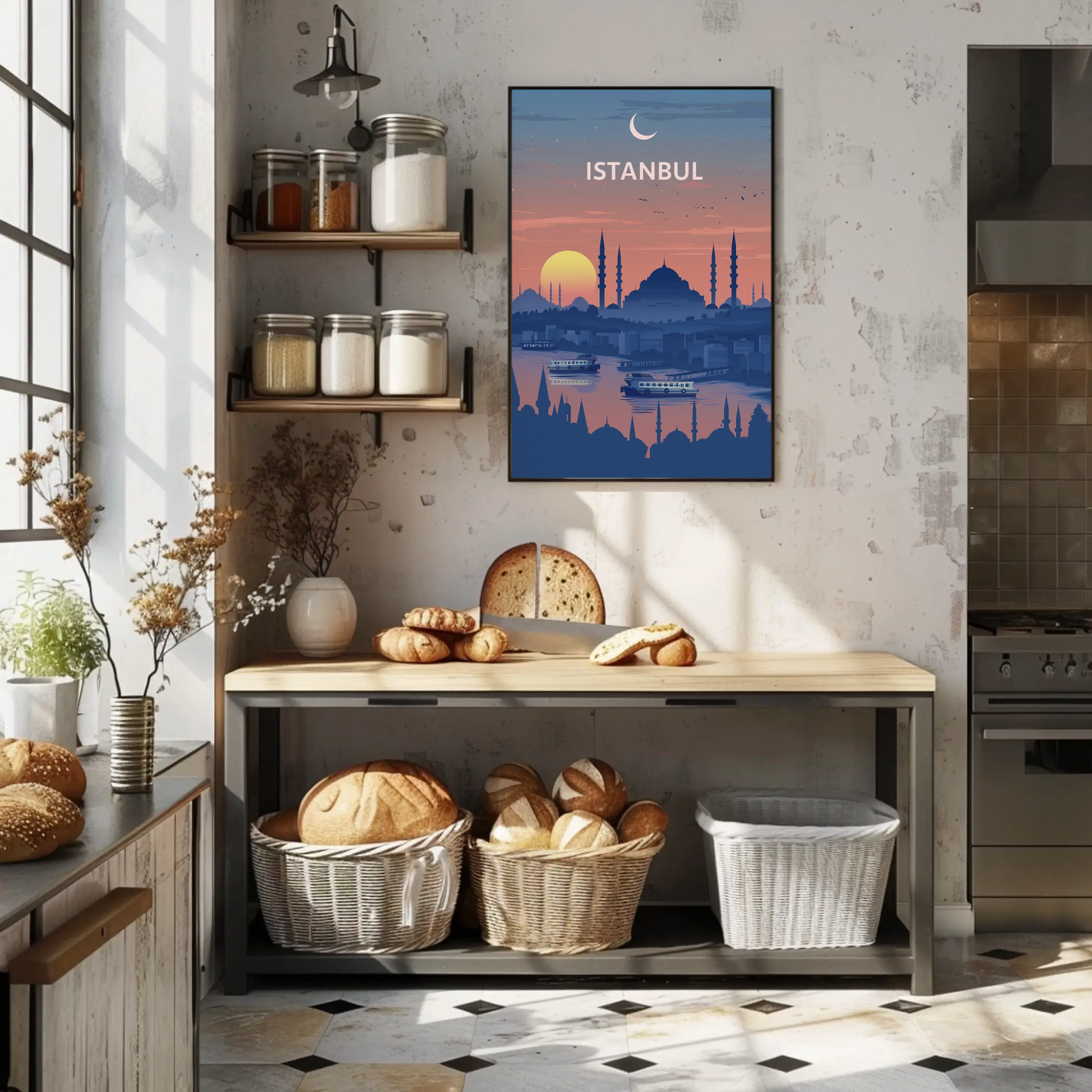 Istanbul: Sunset & Mosques Poster