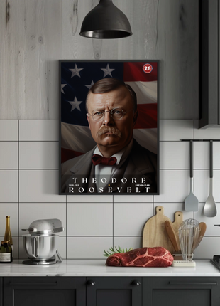 Theodore Roosevelt 26th President Of The United States Portrait