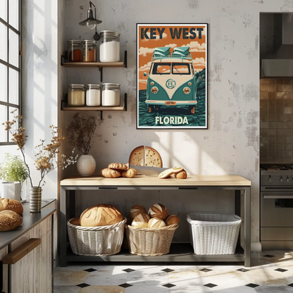 Key West Vintage Poster Florida Road Trip