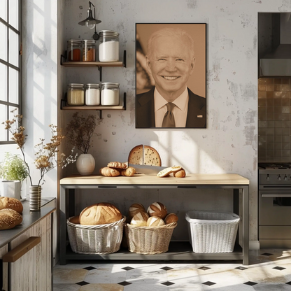 Joe Biden 46th President Sepia Photo