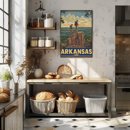 Vintage Poster Arkansas Hikers