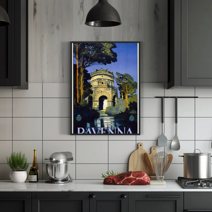 Ravenna, Italia Vintage Poster