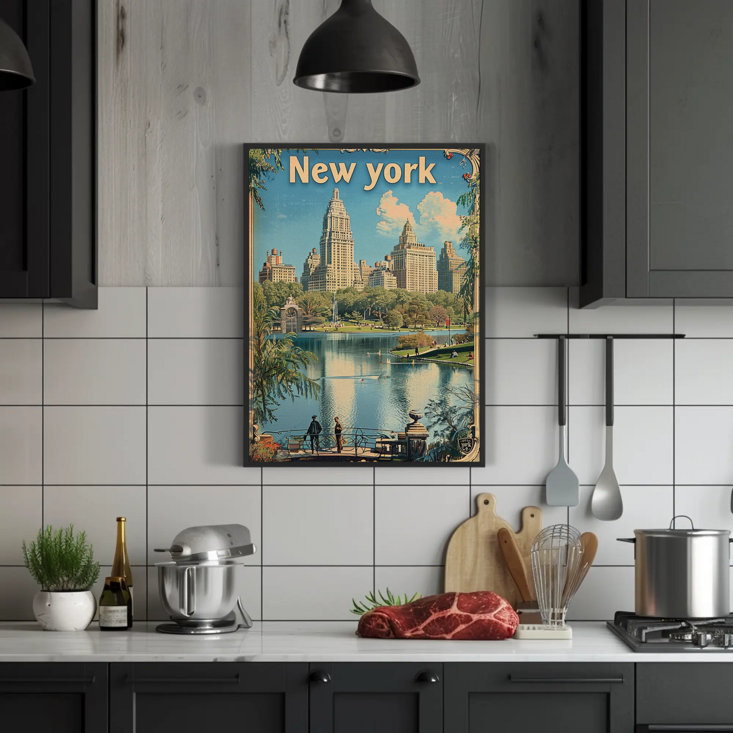 New York Central Park Poster Print