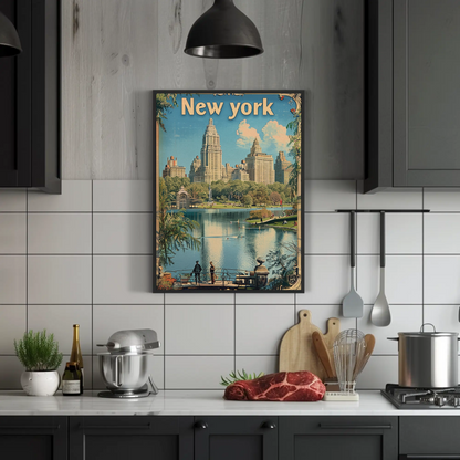 New York Central Park Poster Print