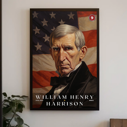 William Harrison 9th President Of The United States Portrait