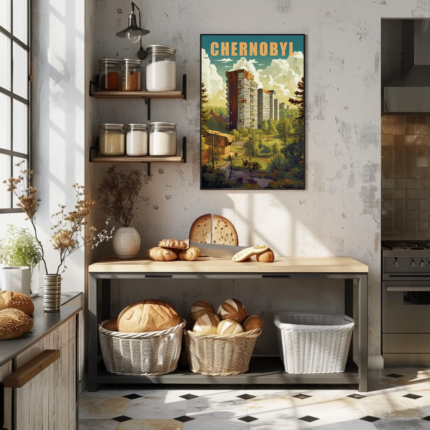 Chernobyl Vintage Travel Poster
