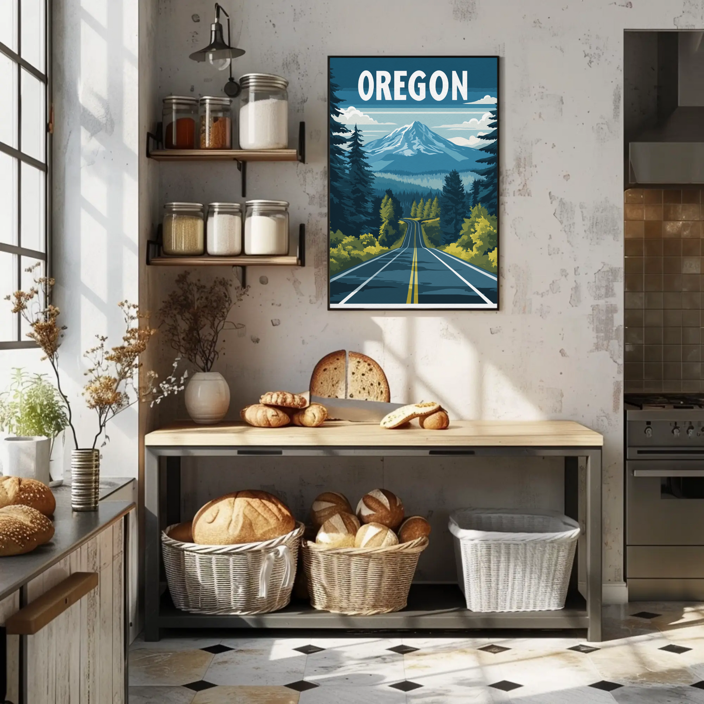 Oregon Vintage Poster