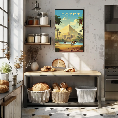Egypt Vintage Travel Poster