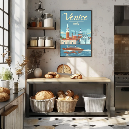 Venice, Italy Vintage Style Poster