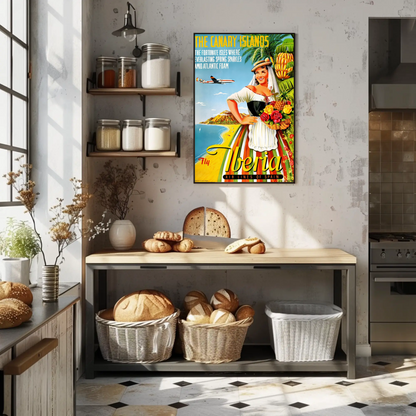 Canary Islands Travel Poster