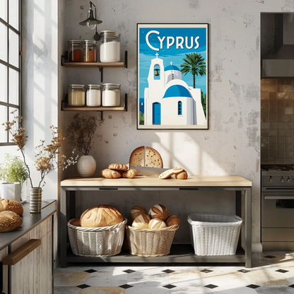 Cyprus Vintage Poster