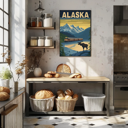 Alaskan Scenic Railroad Poster
