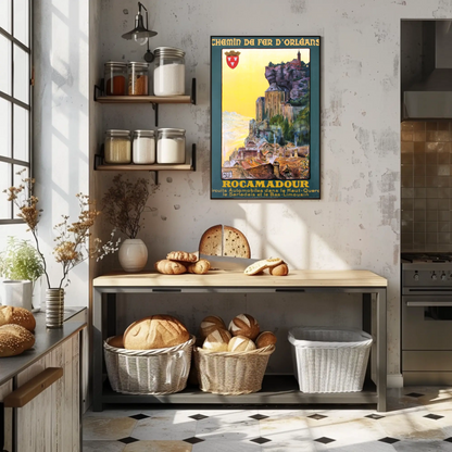 Rocamadour Travel Poster