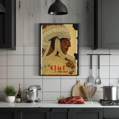 The Chief - Santa Fe Railway Poster
