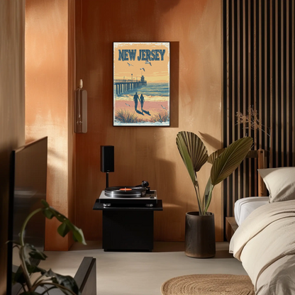 New Jersey Vintage Poster