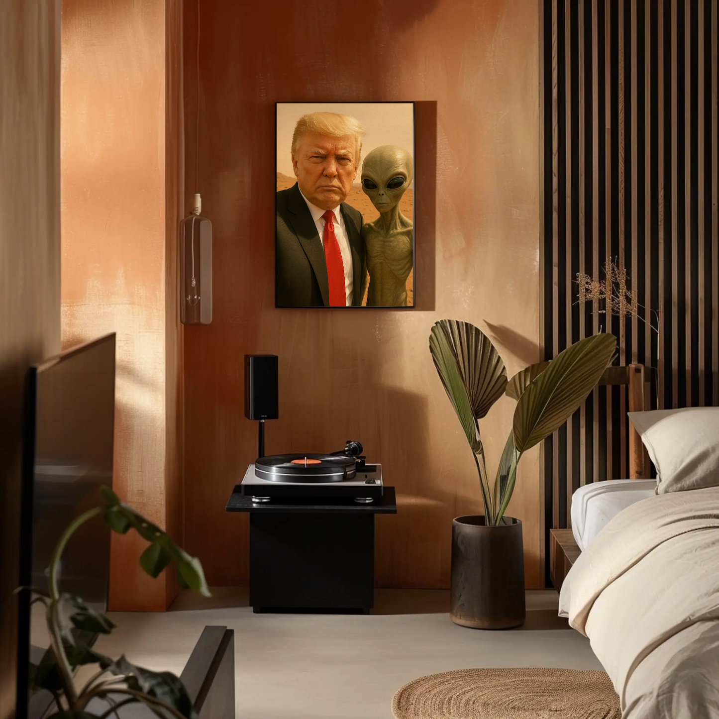 Donald Trump Alien Mars Photo Poster