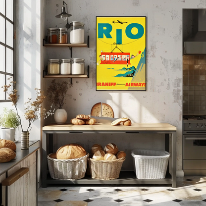 Rio Braniff International Airways Poster