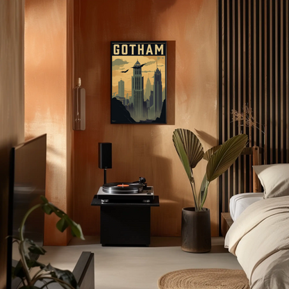 Gotham Vintage Travel Poster