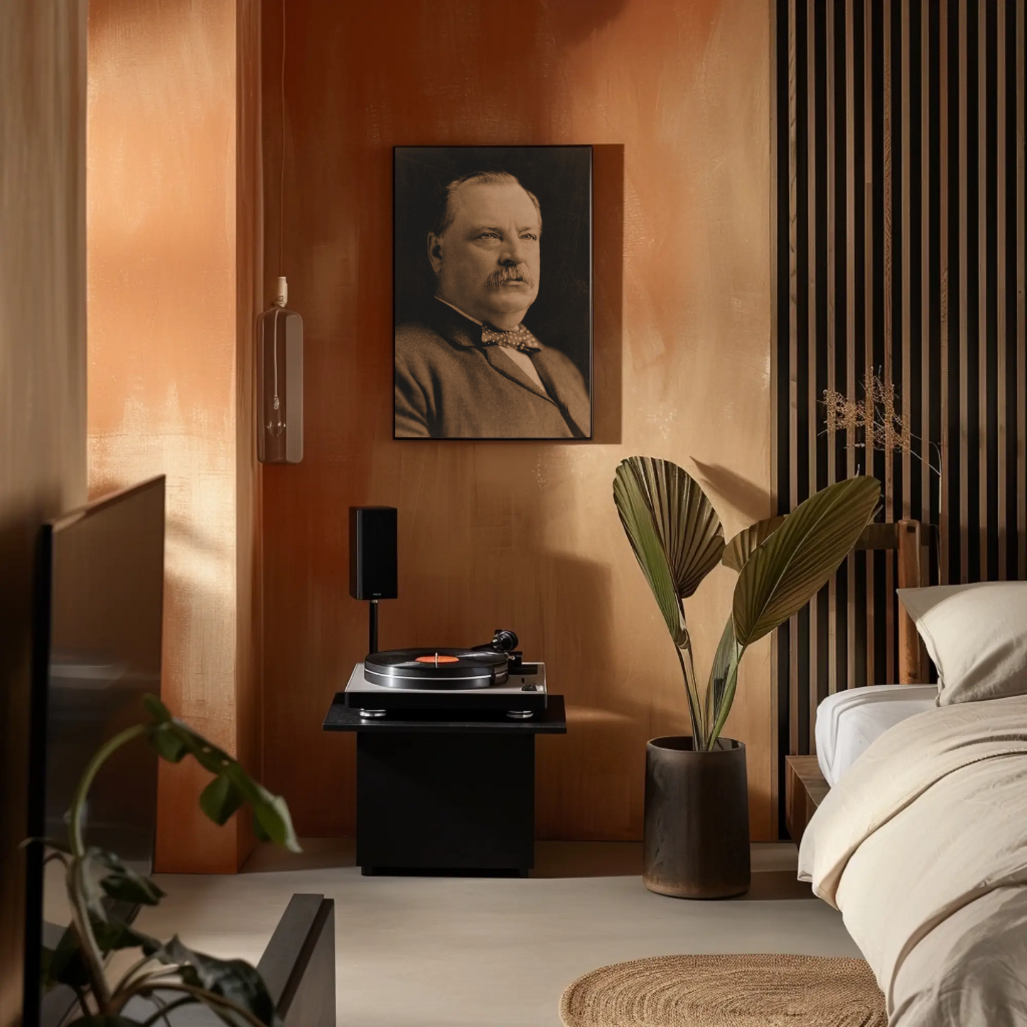 Grover Cleveland 24th President Sepia Photo