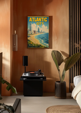 Atlantic City Beach Skyline