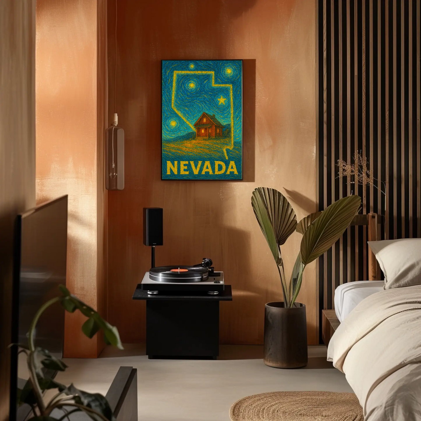 Nevada Starry Night Poster