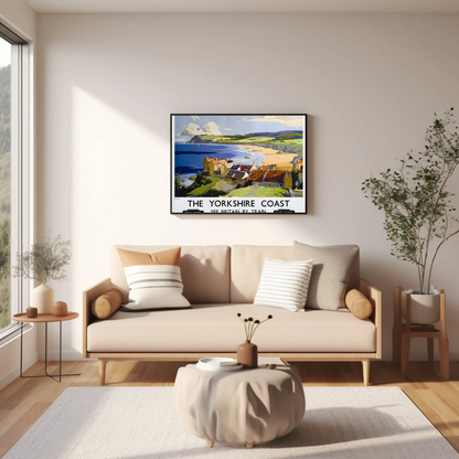 The Yorkshire Coast - See Britain by Train Poster
