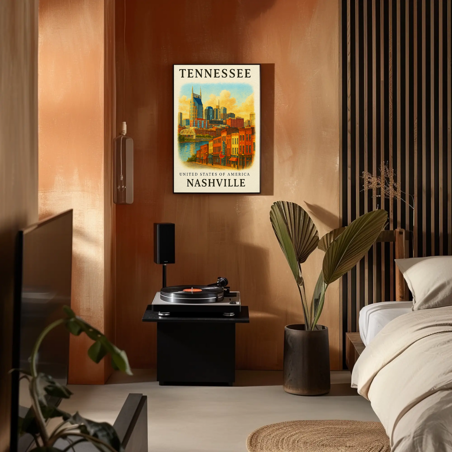 Tennessee, Nashville Signature Series Vintage Travel Poster