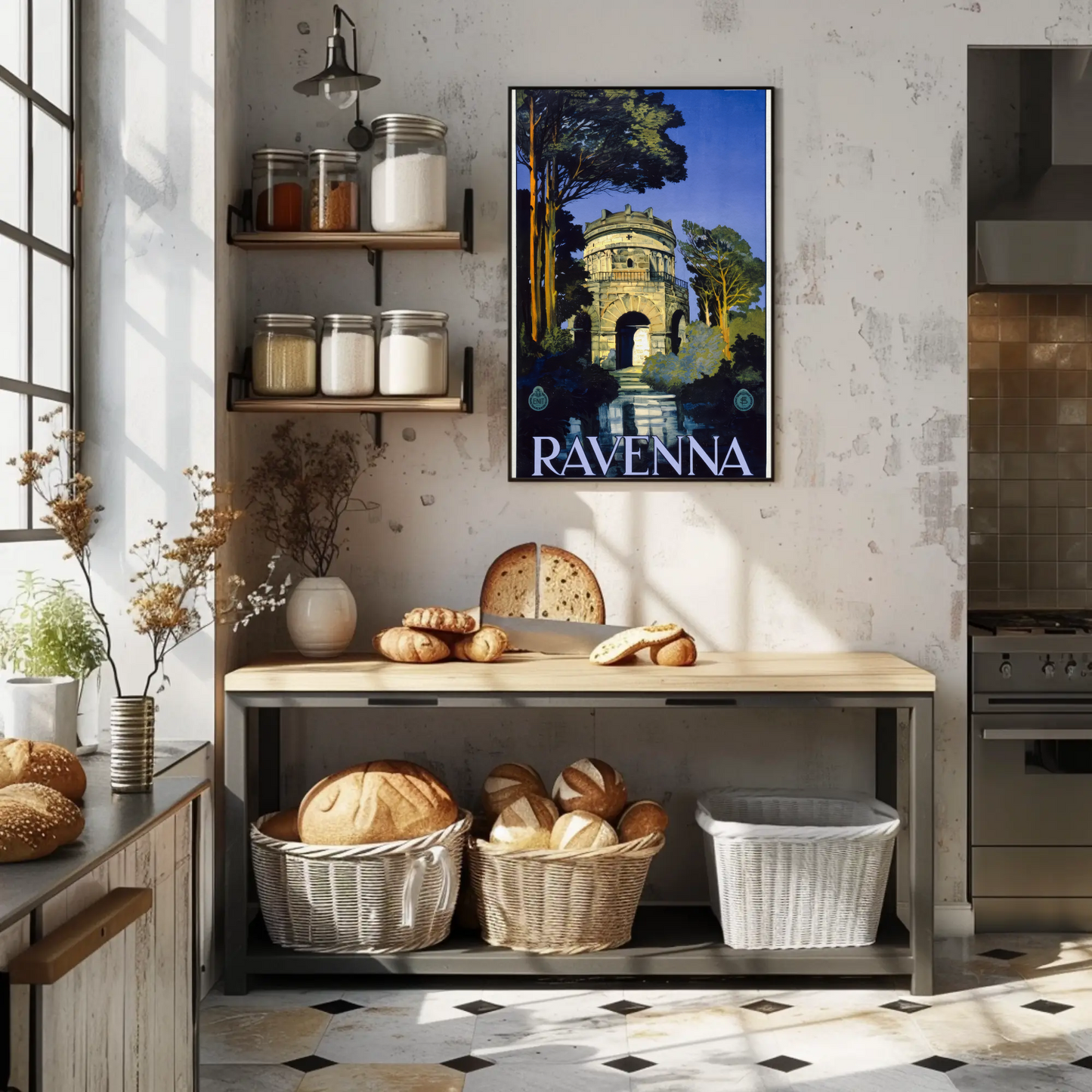 Ravenna, Italia Vintage Poster