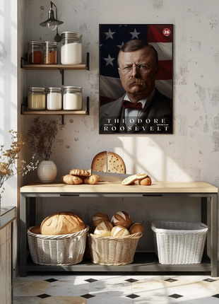 Theodore Roosevelt 26th President Of The United States Portrait