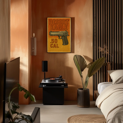 Desert Eagle 50 Cal Gun Poster