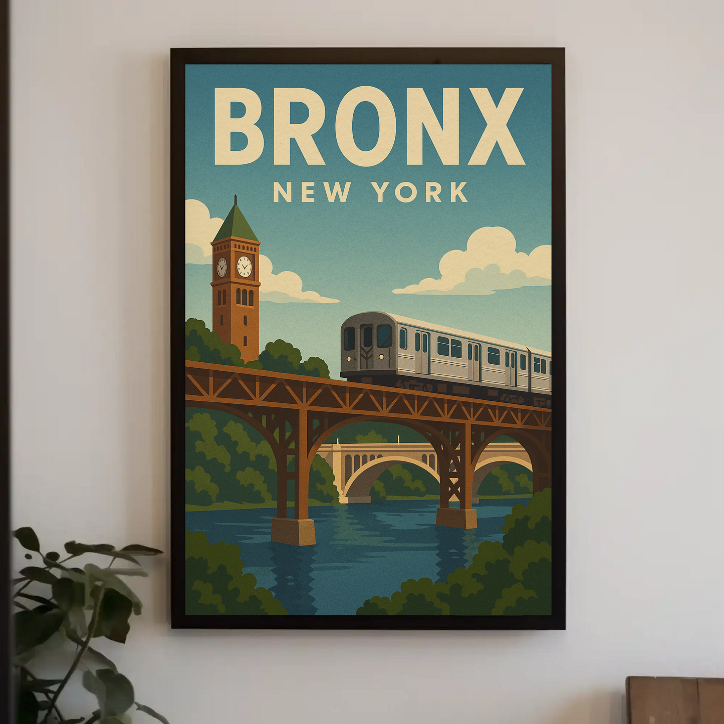 Bronx Bound: Crossing the Harlem River New York Poster