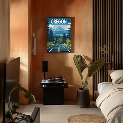 Oregon Vintage Poster