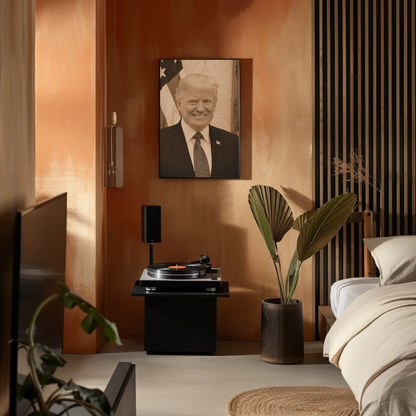 Donald Trump 45th President Sepia Photo