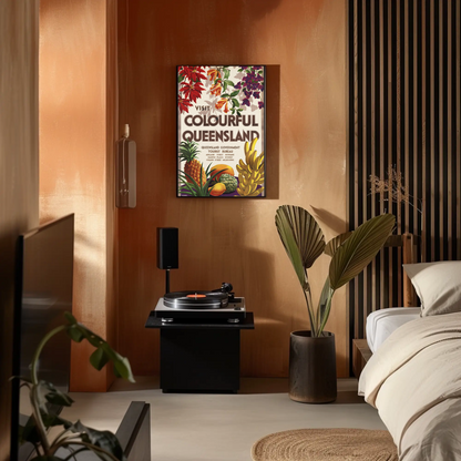 Visit Colourful Queensland Poster
