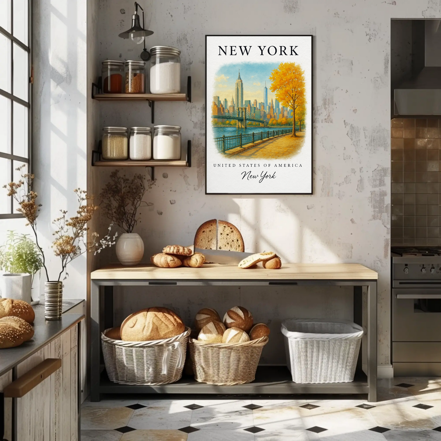 New York, New York Signature Series Vintage Travel Poster