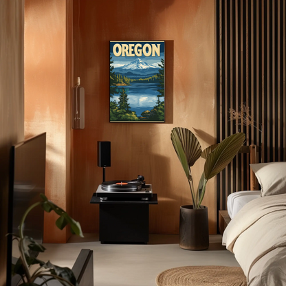 Oregon Vintage Poster