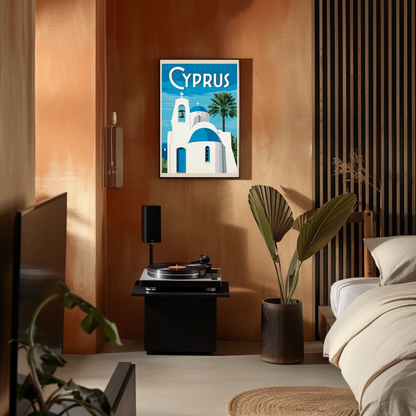 Cyprus Vintage Poster