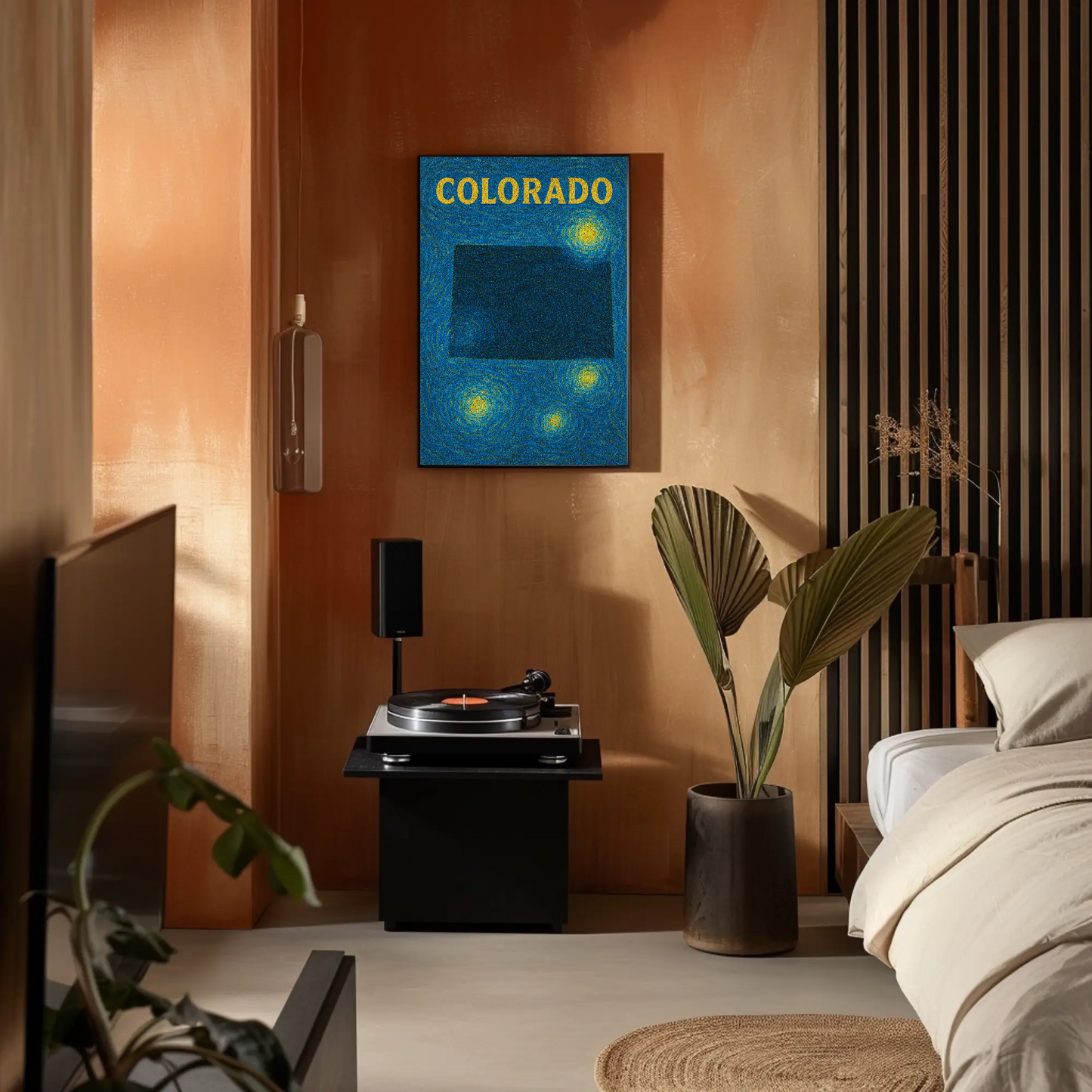 Colorado Starry Night Poster