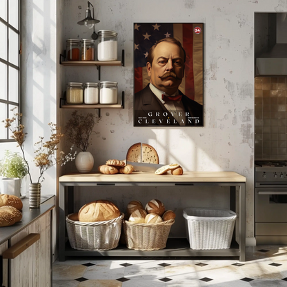 Grover Cleveland 24th President Of The United States Portrait
