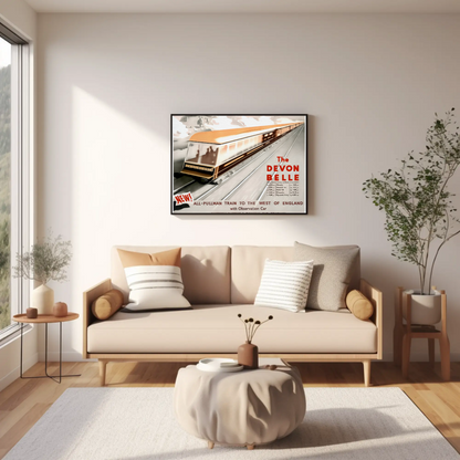 The Devon Belle Train Poster