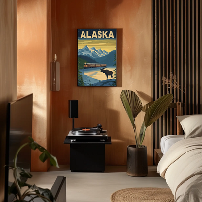 Alaskan Scenic Railroad Poster