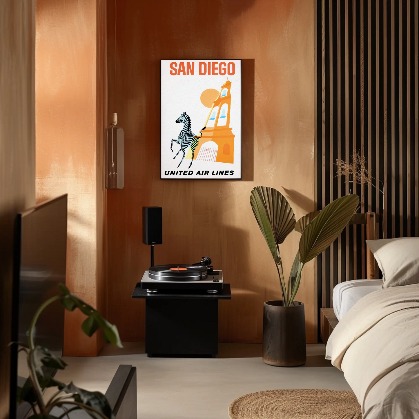 San Diego - United Air Lines Poster